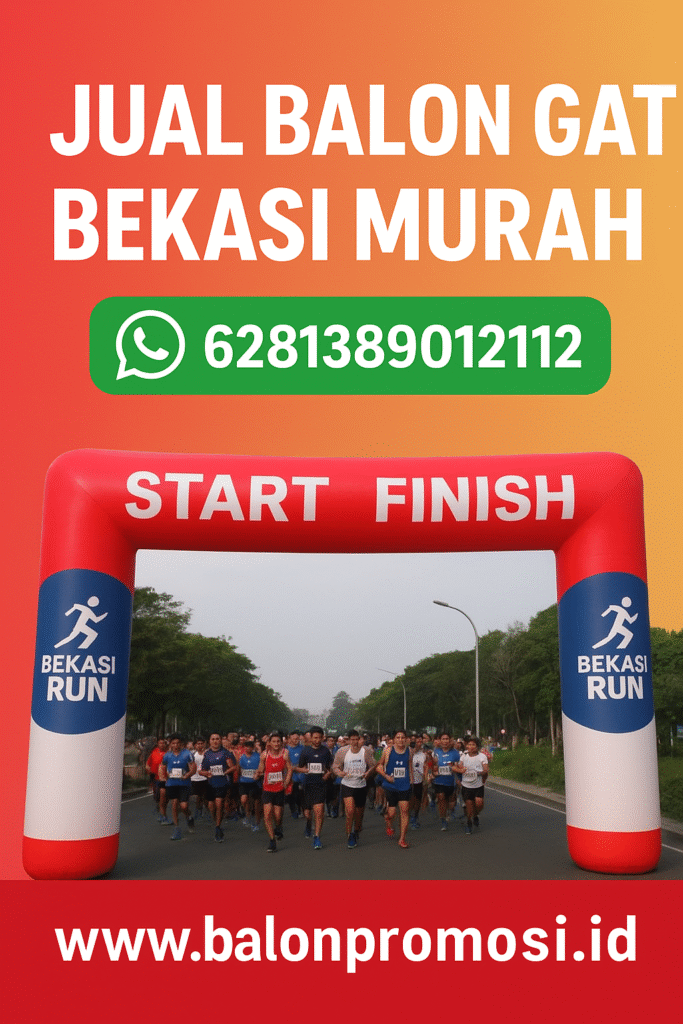 Jual balon gate start finish Jakarta