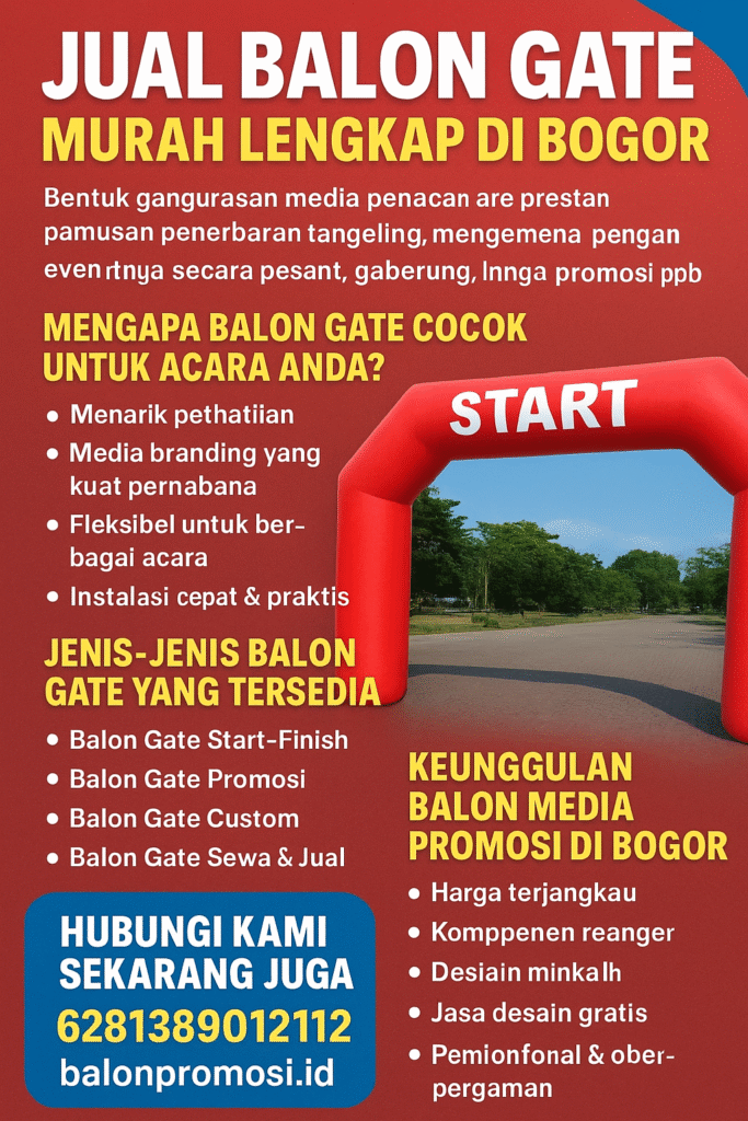 Balon Gate Custom Murah Bogor